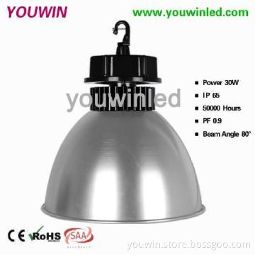shenzhen high quality ip65 meanwell saa led high bay light fixture 30w